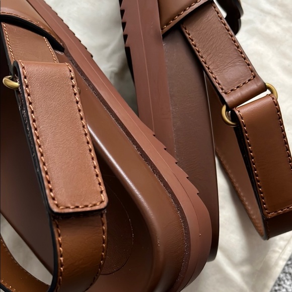 NWT Gucci Interlocking G Brown Leather Platform Sandals - Picture 14 of 14